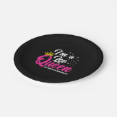 レオ誕生日クイーンアストロロジー〔占星術の〕十二宮図7月威厳がある ペーパープレート (アングル)