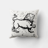 レオ誕生日年占星術の〔占星術の〕十二宮図サインピロー クッション (裏面)