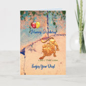 レオ誕生日 カード (正面)