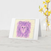 レオ誕生日 カード (黄色い花)