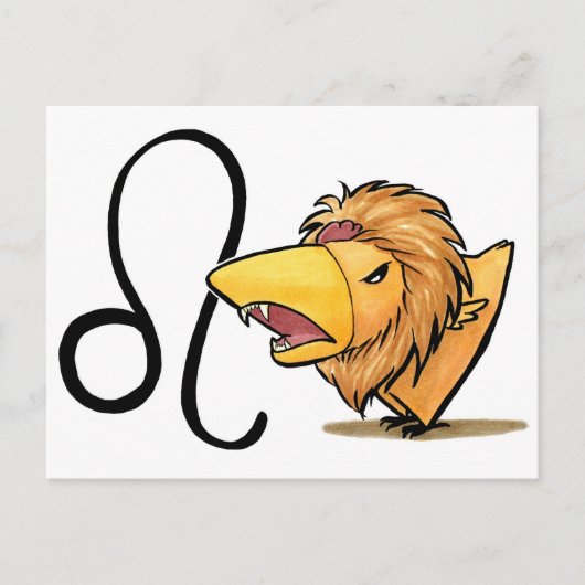 レオ鶏はがき ポストカード (正面)