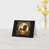 レオ12 カード (黄色い花)