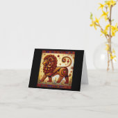 レオ8 カード (黄色い花)