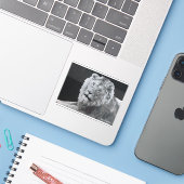 レオ、アフリカライオン、動物 シール (ノートパソコンとiPhone)