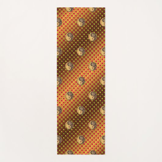 レオ&アースタイガー ヨガマット (正面)