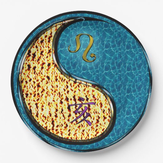 レオ&ウォーターボア ペーパープレート (正面)