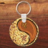 レオ&ウッドタイガー キーホルダー (正面)