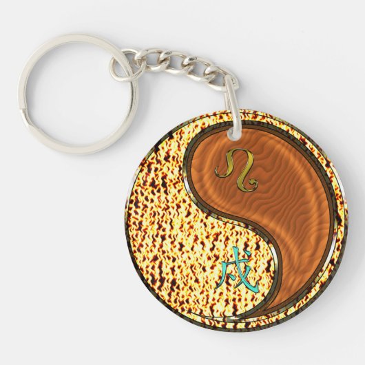 レオ&ウッドドッグ キーホルダー (正面)