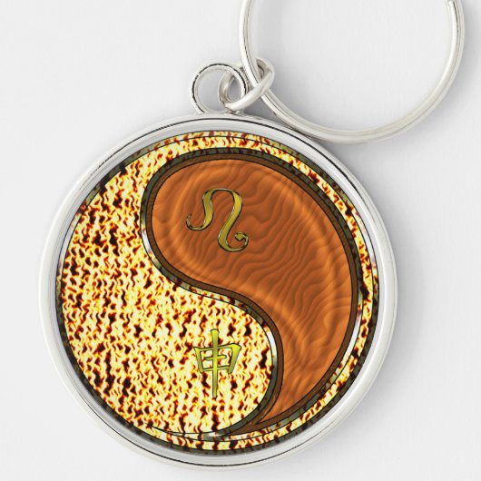 レオ&ウッドモンキー キーホルダー (正面)