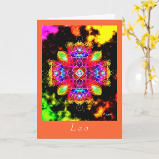 レオ カード (黄色い花)