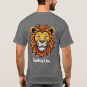 レオ・ザ・ライオンのスマイルTシャツデザイン Tシャツ (裏面)