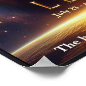 レオ・ザ・ライオン〔占星術の〕十二宮図シアルポスター ポスター (角)