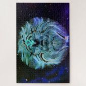 レオ・ザ・ライオン〔占星術の〕十二宮図パズル ジグソーパズル (縦)