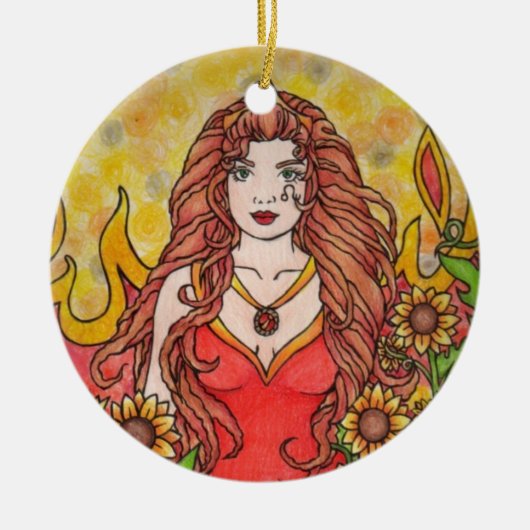 レオ セラミックオーナメント (正面)