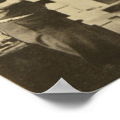 レオ・トルストイと彫刻家パオロ王子 ポスター (角)