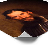 レオ・トルストイのポートレート(by Ivan Kramskoi, 1873) ポスター (角)