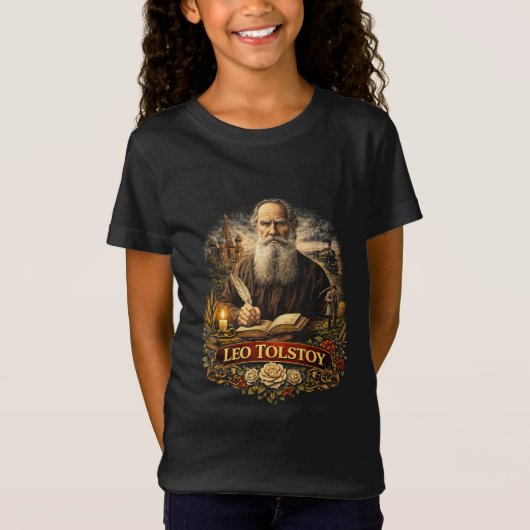 レオ・トルストイ Tシャツ (正面)