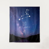 レオ | パーソナライズされた占星術タペストリー タペストリー (正面)