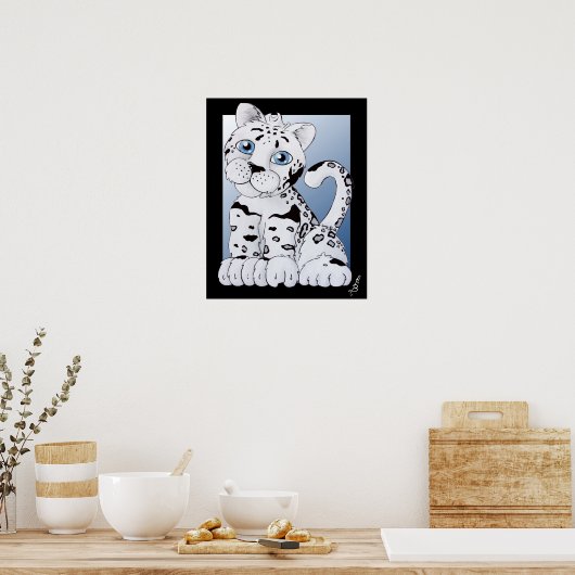 レオ・ヒョウ ポスター (キッチン)