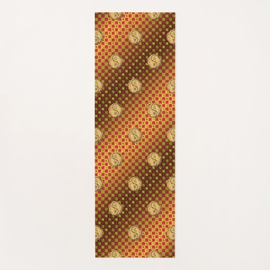 レオ&ファイアタイガー ヨガマット (正面)