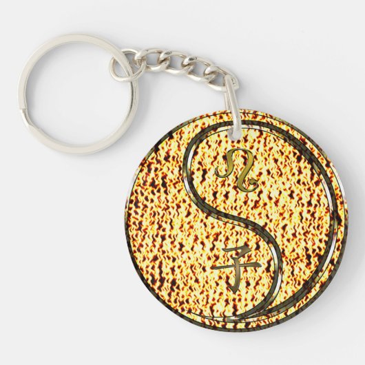 レオ&ファイアラット キーホルダー (正面)