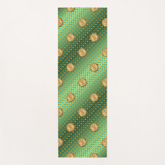 レオ&ファイアードッグ ヨガマット (正面)