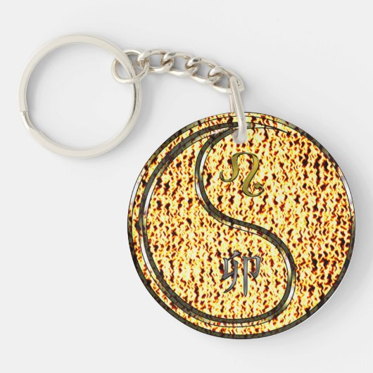 レオ&ファイアーラビット キーホルダー (正面)