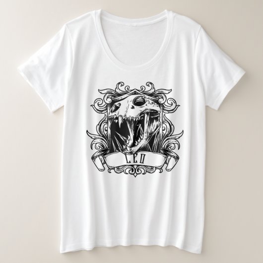レオ プラスサイズTシャツ (デザイン正面)