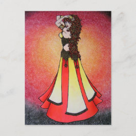 レオ ベリー ダンサー ポストカード