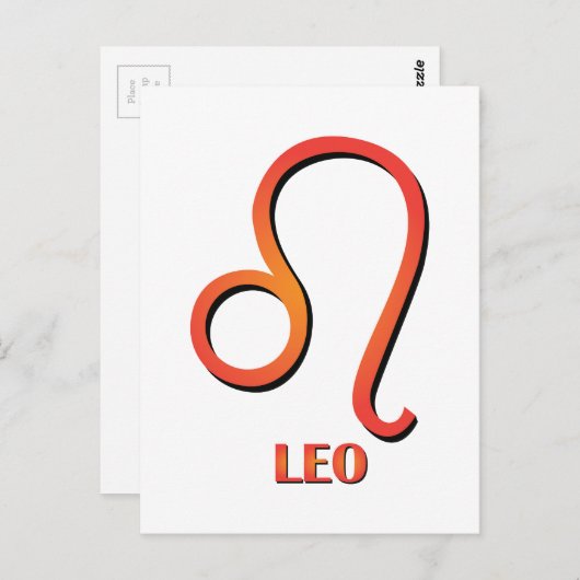 レオ ポストカード (正面/裏面)