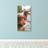 レオ+ポリオ キャンバスプリント (インサイチュ (ウッドフロア))