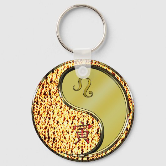 レオ&メタルタイガー キーホルダー (正面)