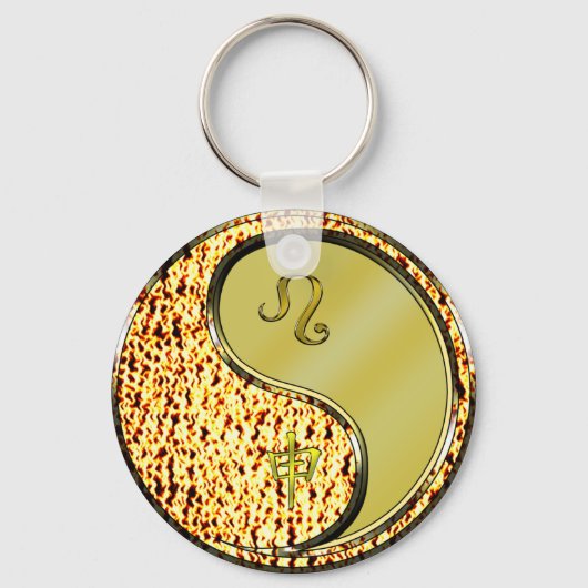 レオ&メタルモンキー キーホルダー (正面)