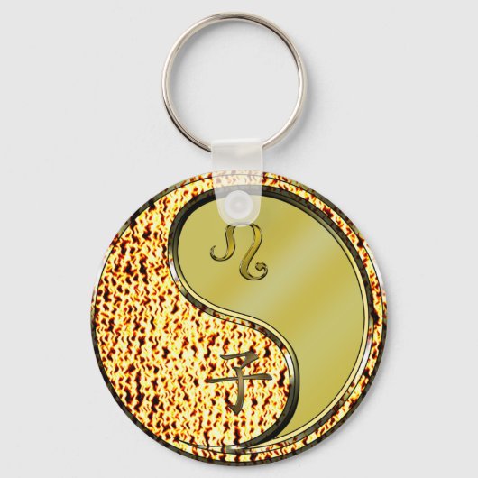 レオ&メタルラット キーホルダー (正面)