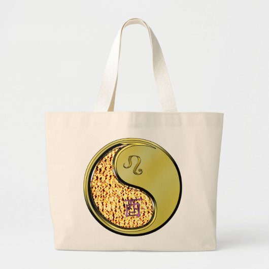 レオ&メタルルースター ラージトートバッグ (正面)