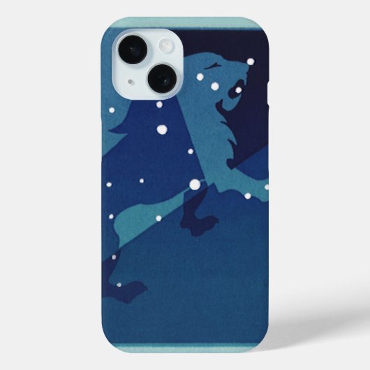 レオ ライオン 星座 ヴィンテージ 占星術 天文学 Case-Mate iPhoneケース (裏面)