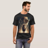 レオ〔占星術の〕十二宮図ア威厳のあるート – ライオンと星座。 Tシャツ (正面フル)