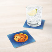 レオ〔占星術の〕十二宮図コースター スクエアペーパーコースター (インサイチュ)