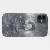 レオ〔占星術の〕十二宮図サインインインダストリアルスタイル Case-Mate iPhoneケース (裏面(横))