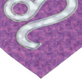 レオ〔占星術の〕十二宮図サインオンピンク明るい赤紫色デジタル迷彩柄 テーブルクロス (アングル)