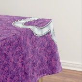 レオ〔占星術の〕十二宮図サインオンピンク明るい赤紫色デジタル迷彩柄 テーブルクロス (インサイチュ)