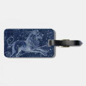 レオ〔占星術の〕十二宮図サインヴィンテージイラストレーションラゲージタグ ラゲッジタグ (裏面横)