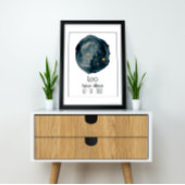 レオ〔占星術の〕十二宮図サイン:名前をカスタムする&誕生日 ポスター