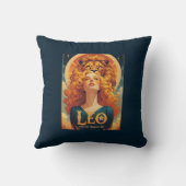 レオ〔占星術の〕十二宮図サンサインライオン クッション (裏面)