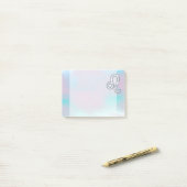 レオ〔占星術の〕十二宮図シンボルオンパステルズヌカースタイルプリント ポストイット (デスク上)