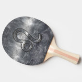 レオ〔占星術の〕十二宮図シンボルグランジイン動揺してスタイル 卓球ラケット (横)