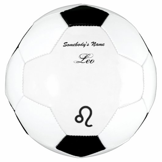 レオ〔占星術の〕十二宮図シンボル標準by Kenneth Yoncich サッカーボール (正面)