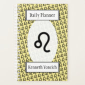 レオ〔占星術の〕十二宮図シンボル標準by Kenneth Yoncich プランナー手帳 (正面)