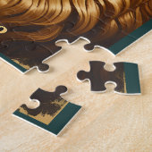 レオ〔占星術の〕十二宮図ジグソー7月/ライオ威厳があるギフト ジグソーパズル (側面)