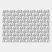 レオ〔占星術の〕十二宮図ラッピング紙シート ラッピングペーパーシート (正面)